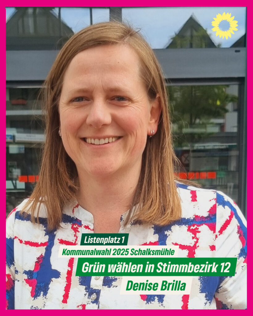 Denise Brilla sharepic zur Wahl 2025