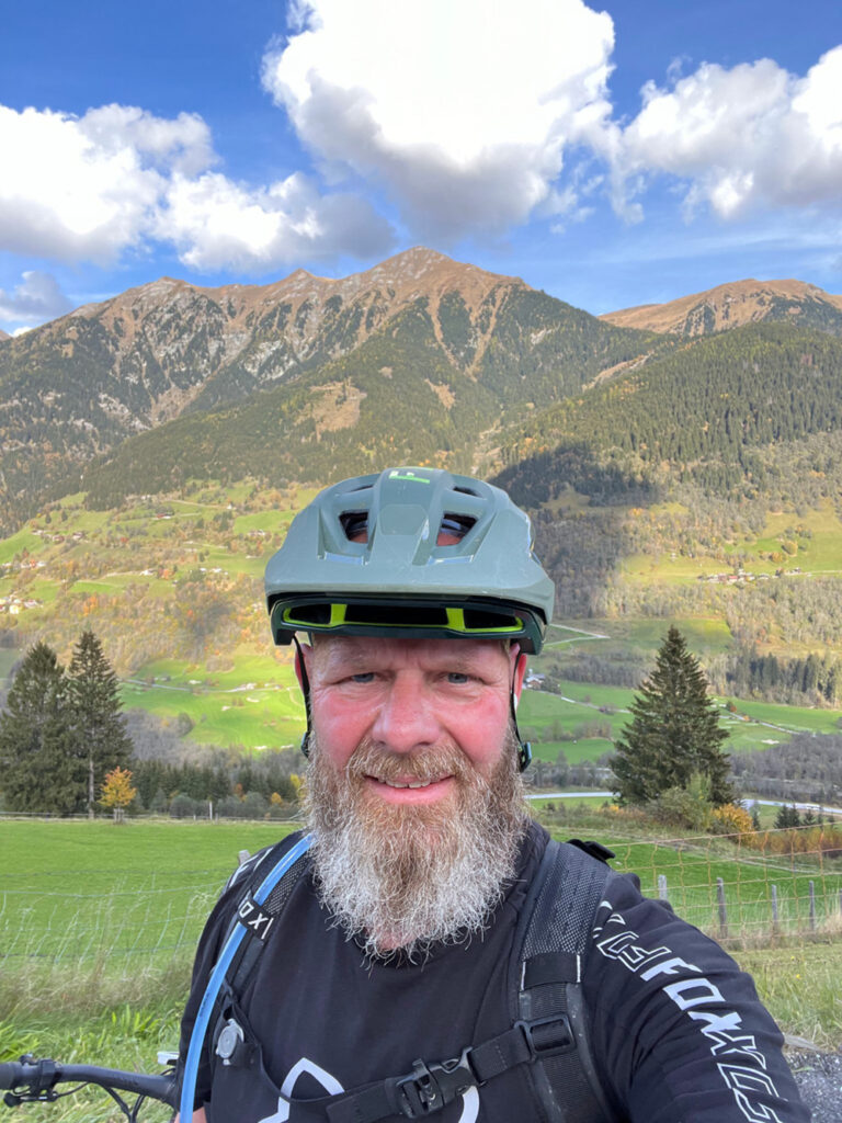 Jochen Bernsdorf beim Mountainbiken in Bad Gastein