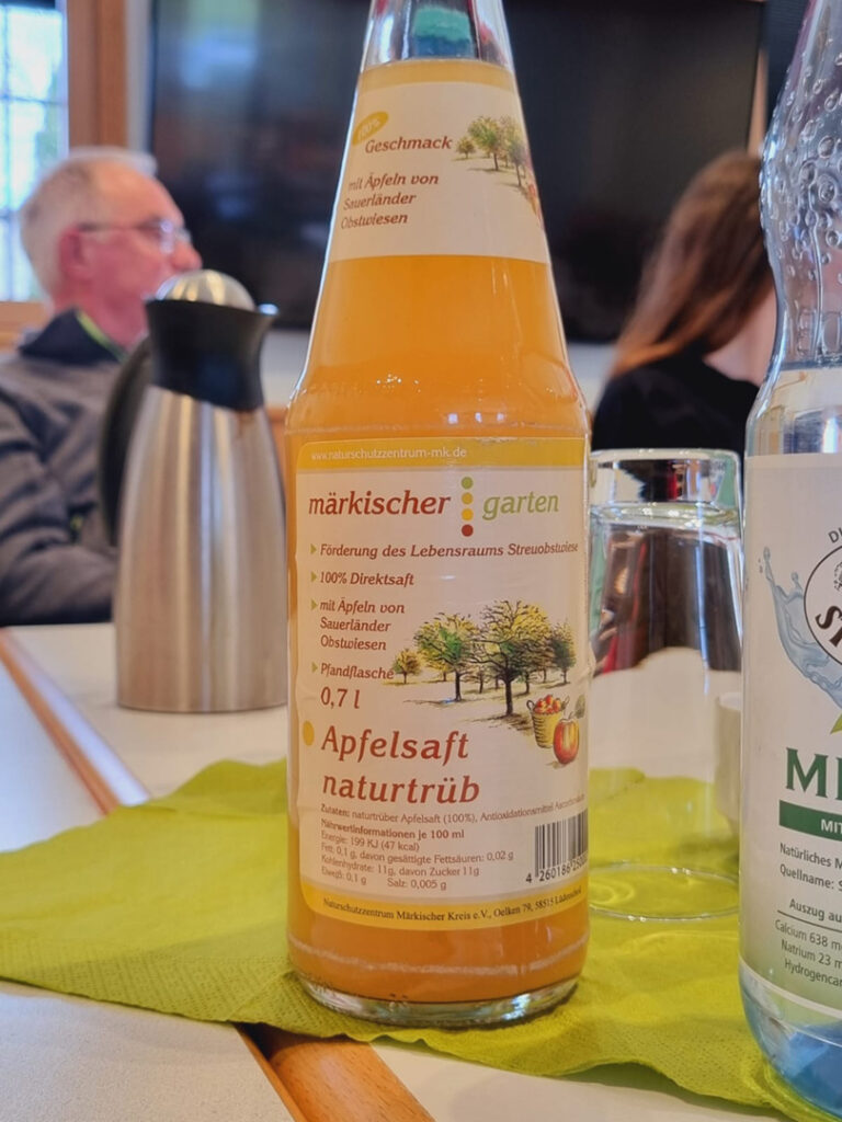Apfelsaft naturtrüb "märkischer garten"